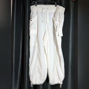 A6 Athleta colab with Alicia Keys lush cream size 18 Retro 80s Vintage